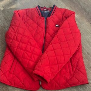 Tommy Hilfiger Red Quilted Jacket